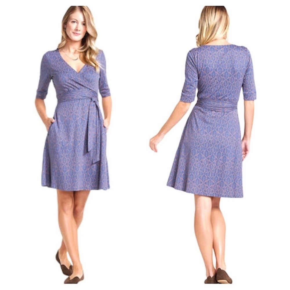 TOAD & CO Eco Cue Wrap Dress M